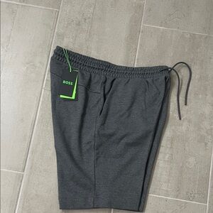 Boss Men's Charcoal Athletic Shorts